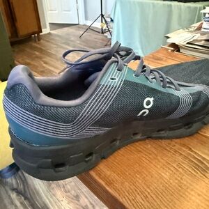 On Running Cloudgo Athletic Shoes - Black and Gray